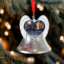 Every Time A Bell Rings - Personalized Bell Photo Ornament With Charms