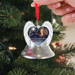 Every Time A Bell Rings - Personalized Bell Photo Ornament With Charms
