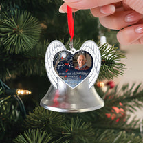 Every Time A Bell Rings - Personalized Bell Photo Ornament With Charms