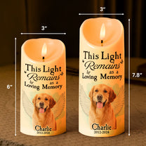 Every Time Miss Me Light This Up And Know I'm Here - Personalized Photo LED Candle