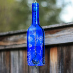 Every Time You Listen To The Wind - We Love You - Personalized Wine Bottle Wind Chime