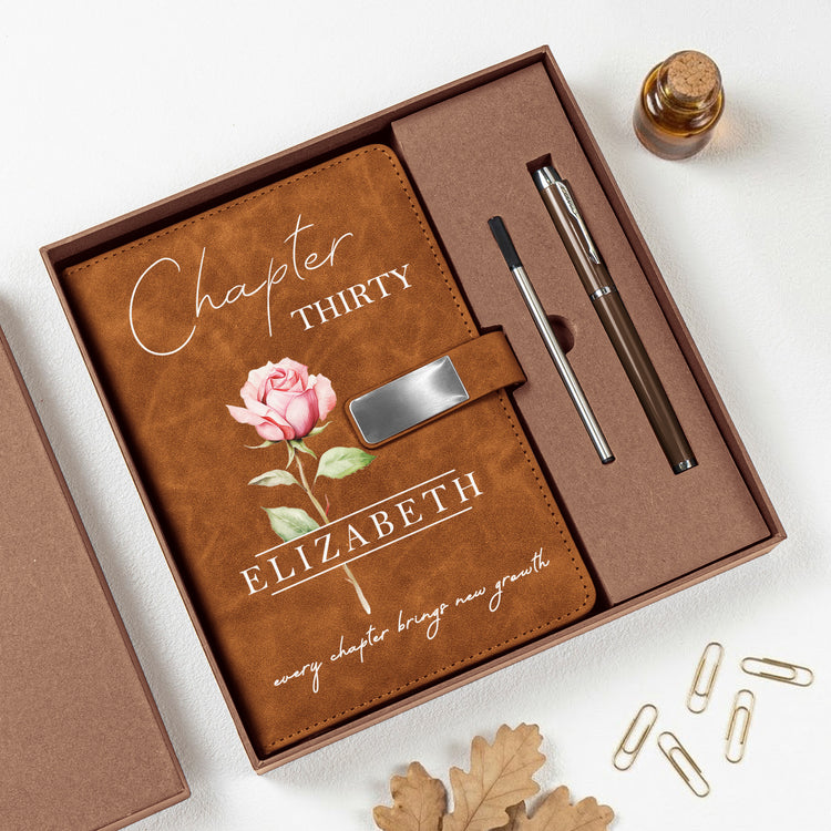 Every-Chapter-Brings-New-Growth-Birthday-Gift-For-Her-Personalized-Notebook-Set-1
