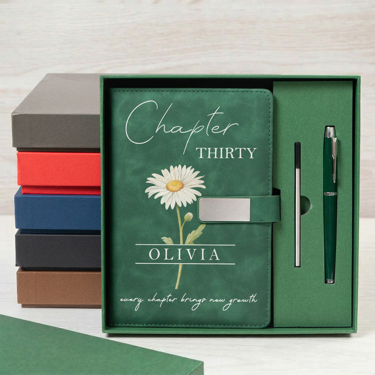 Every-Chapter-Brings-New-Growth-Birthday-Gift-For-Her-Personalized-Notebook-Set-6