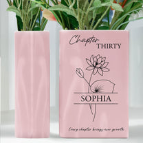 Every-Chapter-Brings-New-Growth-Line-Art-Flowers-Personalized-Vase-3