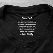 Every-Time-You-Wear-This-Shirt-Hidden-Message-Father's-Day-Gift-For-Dad-Personalized-Shirt-1