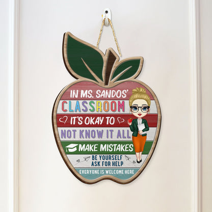 Everyone Is Welcome - Personalized Shaped Wood Sign