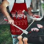 Everything Tastes Better When Grandpa's Grill It - Personalized Apron
