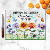 Everything-Tastes-Better-In-Mom’s-Kitchen,-Grandma's-Kitchen-Personalized-Cutting-Board-1