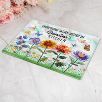 Everything-Tastes-Better-In-Mom’s-Kitchen,-Grandma's-Kitchen-Personalized-Cutting-Board-2