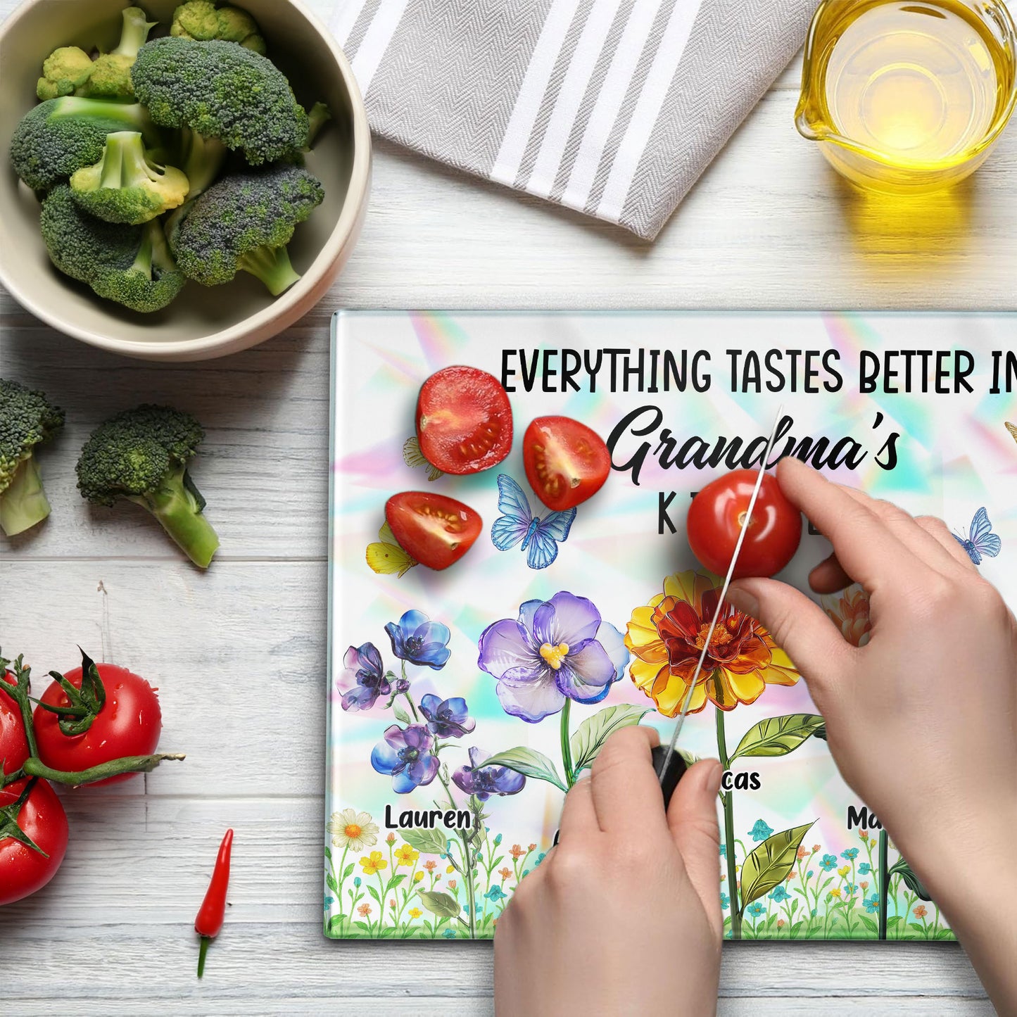 Everything-Tastes-Better-In-Mom’s-Kitchen,-Grandma's-Kitchen-Personalized-Cutting-Board-3
