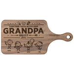Everything-Tastes-Better-When-Grandpa,-Dad-Grills-It-Father'S-Day-Gift-Personalized-Cutting-Board-2