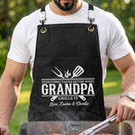 Everything-Tastes-Better-When-Grandpa,-Dad-Grills-It-Father's-Day-Gift-Personalized-Apron-1