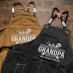 Everything-Tastes-Better-When-Grandpa,-Dad-Grills-It-Father's-Day-Gift-Personalized-Apron-5