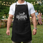 Everything-Tastes-Better-When-Grandpa,-Dad-Grills-It-Father's-Day-Gift-Personalized-Apron-6