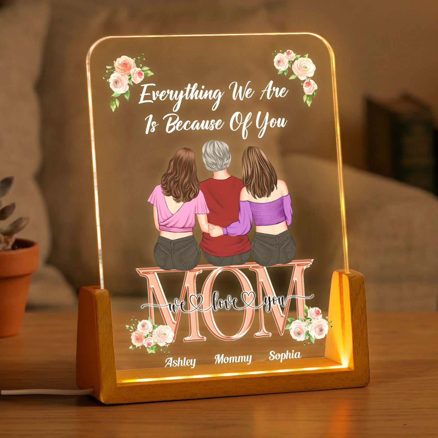 Everything-We-Are-Is-Because-Of-You-Personalized-Night-Light-1