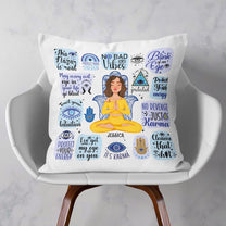 Evil Eye Blue Eye Protect Your Energy - Personalized Pillow