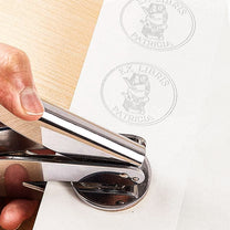 Ex Libris, Cute Sitting Frog, Gift For Book Lovers - Personalized Book Embosser Stamp