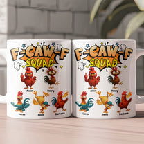 F-Caw-F Squad Funny Exchange Gift, White Elephant Gift For Team - Personalized Mug