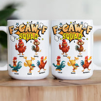 F-Caw-F Squad Funny Exchange Gift, White Elephant Gift For Team - Personalized Mug
