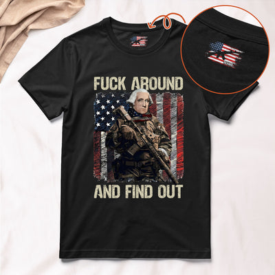 FAFO Around And Find Out Flag - Personalized Shirt