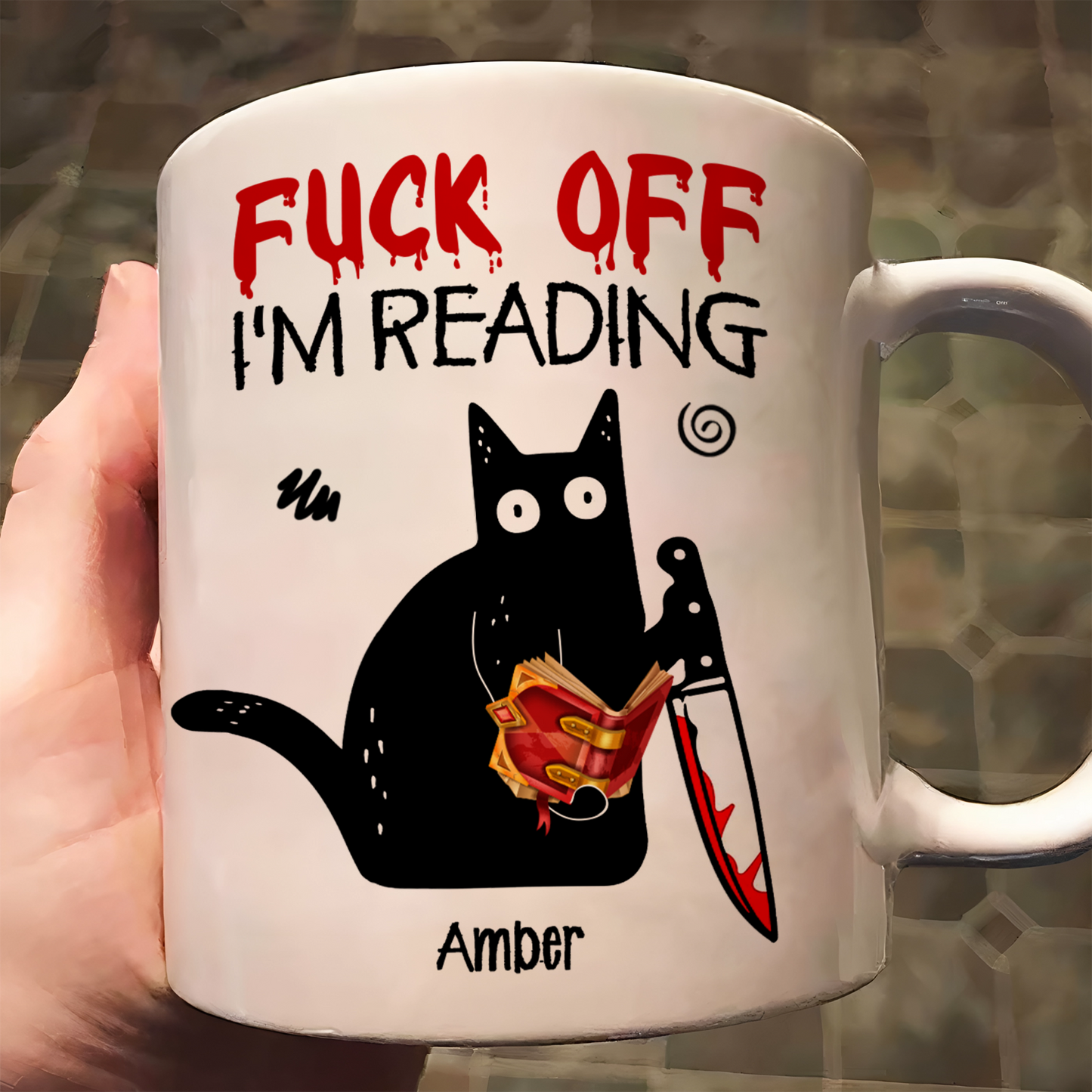 F*Ck Off I'M Reading - Funny Mug Gifts For Book Lovers, Nerd, Librarian - Personalized Mug