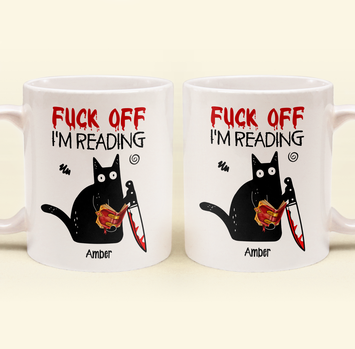 F*Ck Off I'M Reading - Funny Mug Gifts For Book Lovers, Nerd, Librarian - Personalized Mug