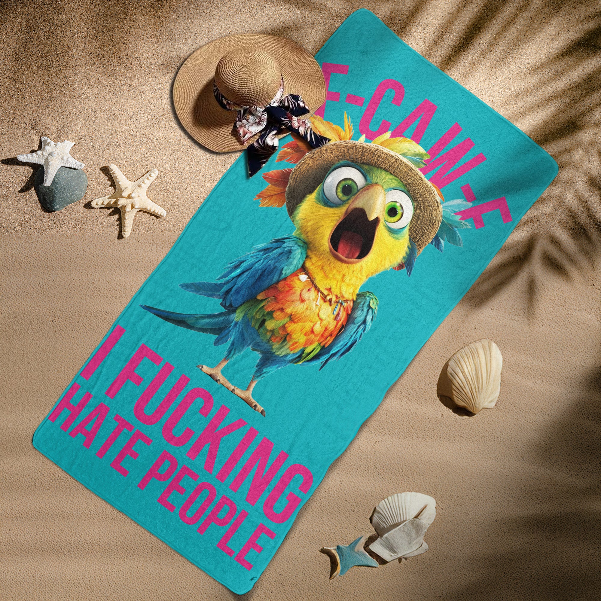 F-Caw-F-I-Fcking-Hate-People-Personalized-Beach-Towel-6