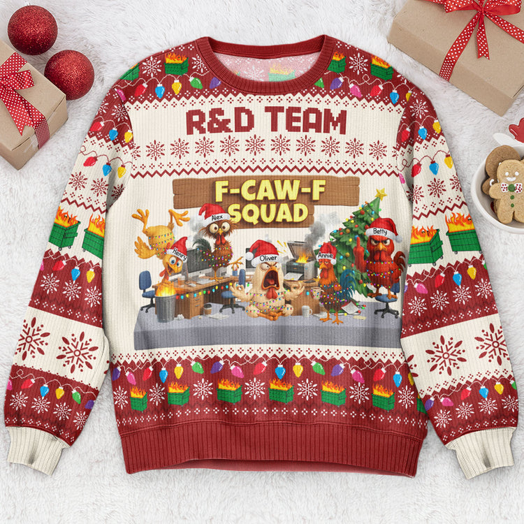 F-Caw-F-Squad-For-Funny-Ugly-Sweater-Party-Personalized-Sweater-2