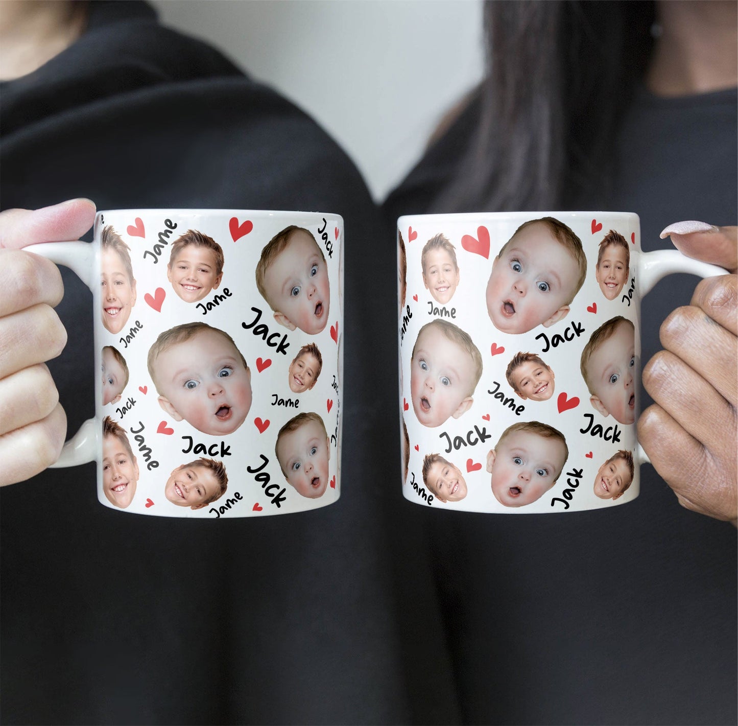 Face And Name - Personalized Photo Mug