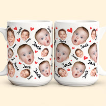 Face And Name - Personalized Photo Mug