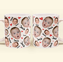 Face And Name - Personalized Photo Mug