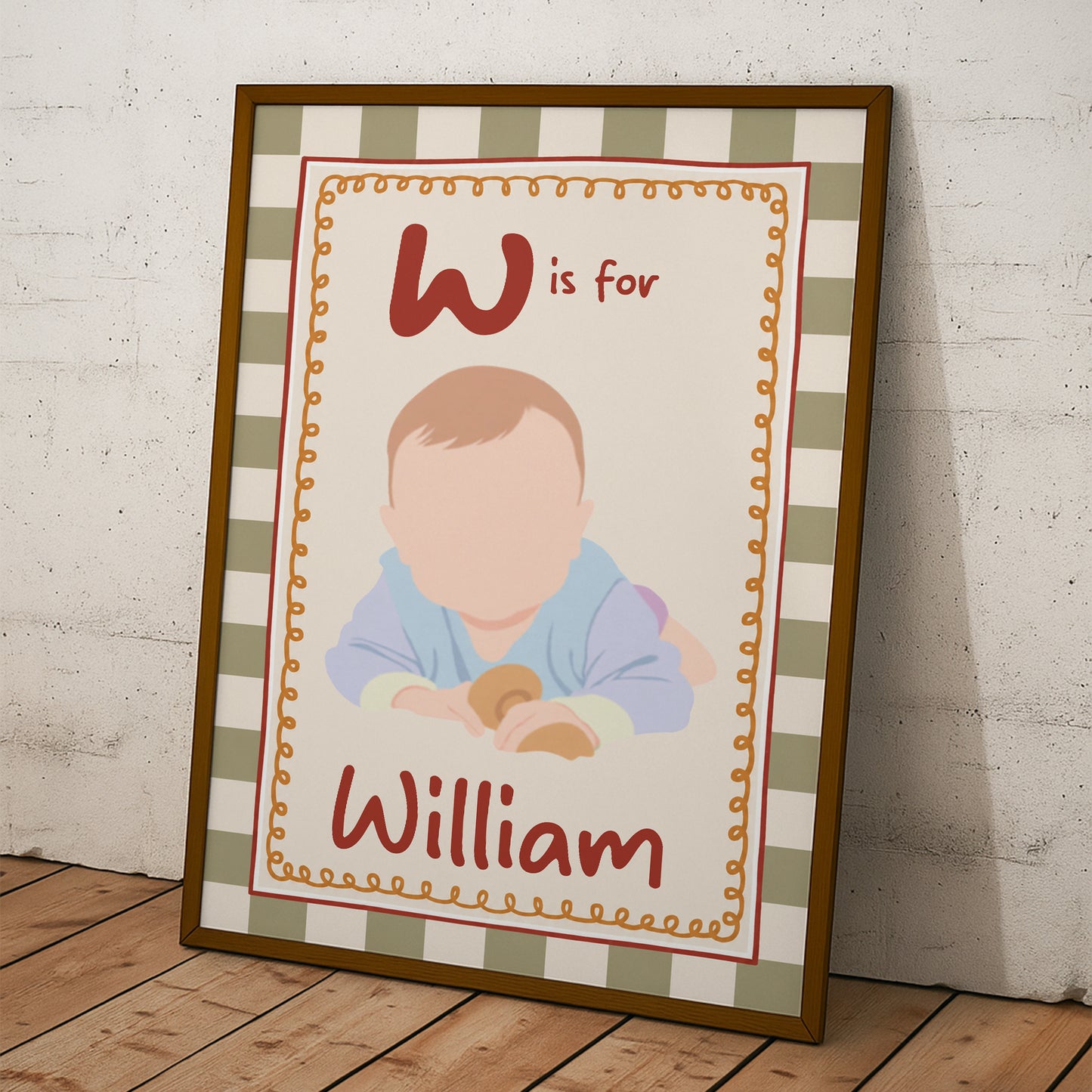 Faceless-Art-Playroom-Decor-Initial-Name-Personalized-Poster-2