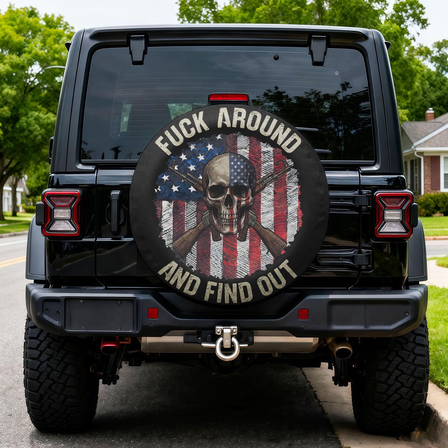 FAFO Around And Find Out - Personalized Tire Cover