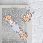 Falling Cat - Personalized Magnetic Bookmark