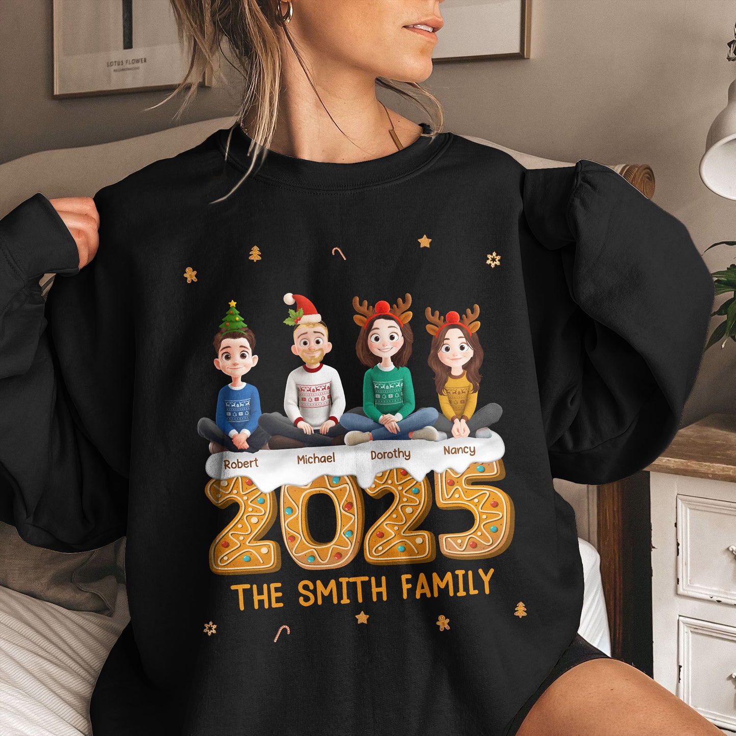Family 2025 - Gingerbread Version - Personalized Shirt