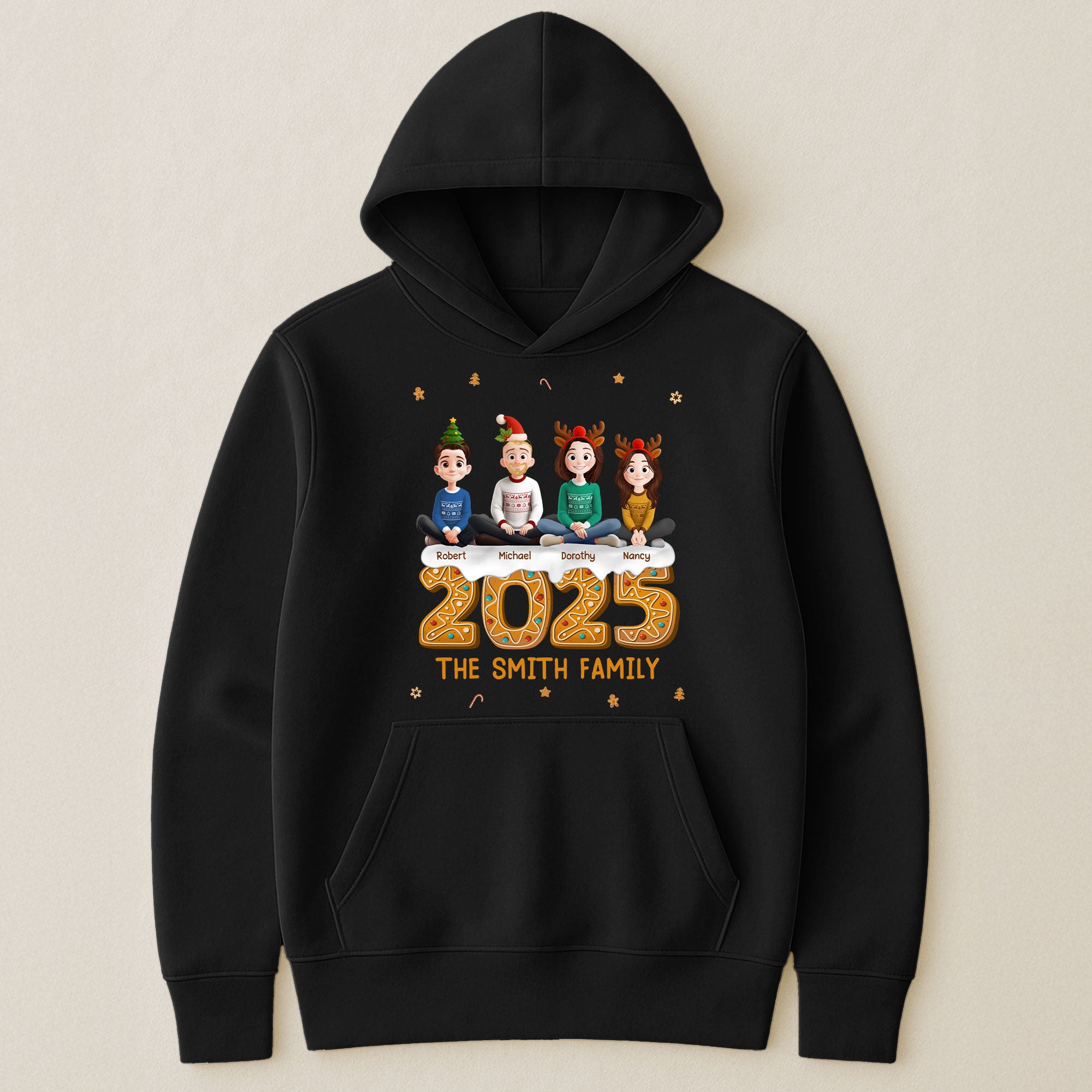 Family 2025 - Gingerbread Version - Personalized Shirt