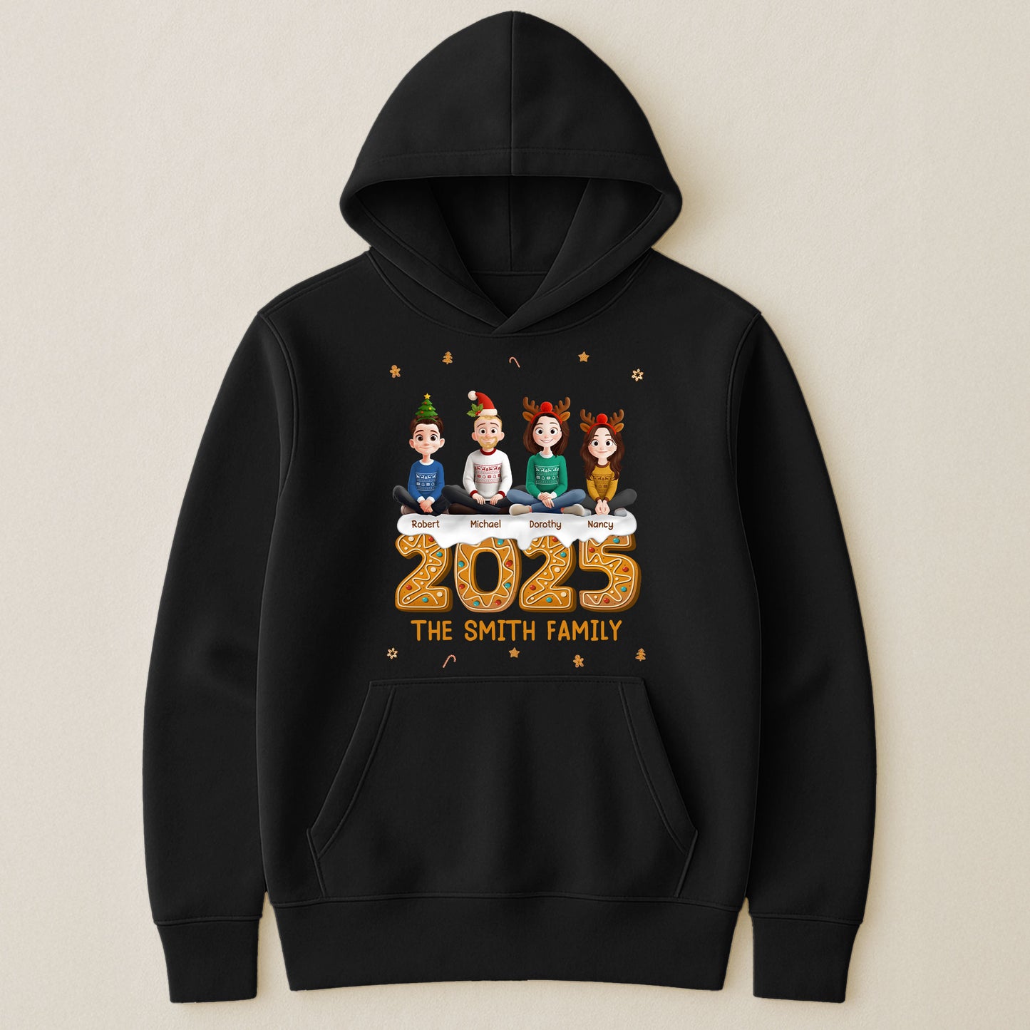 Family 2025 - Gingerbread Version - Personalized Shirt