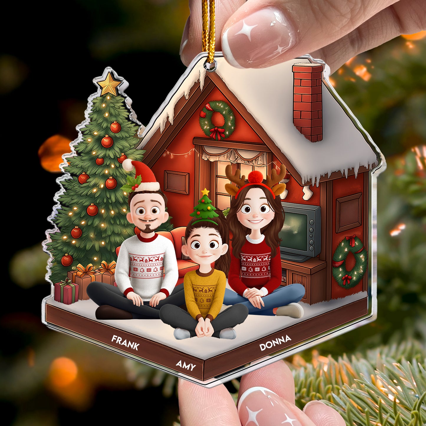 Family 2025 - Personalized Acrylic Ornament