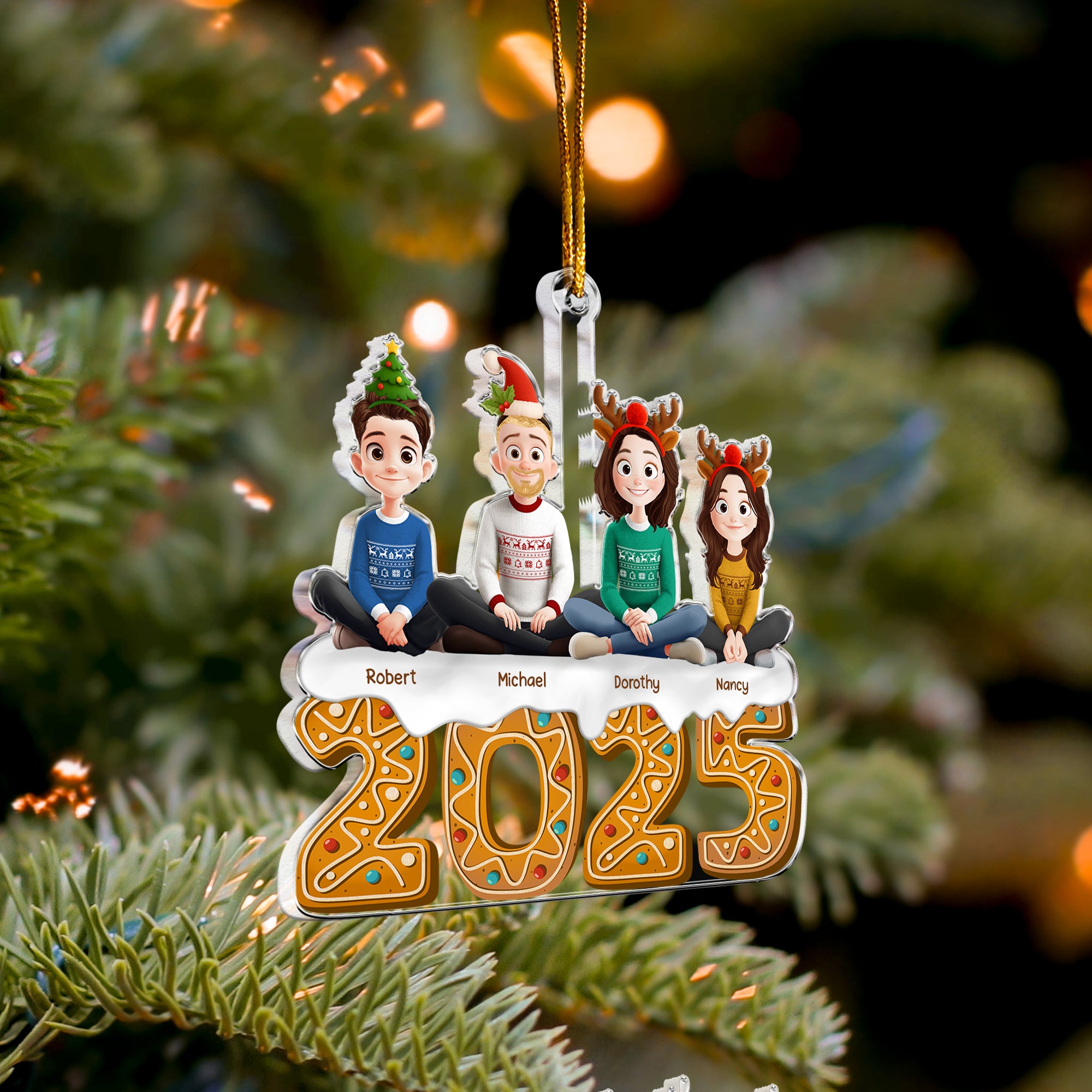 Family 2025 - Personalized Acrylic Ornament