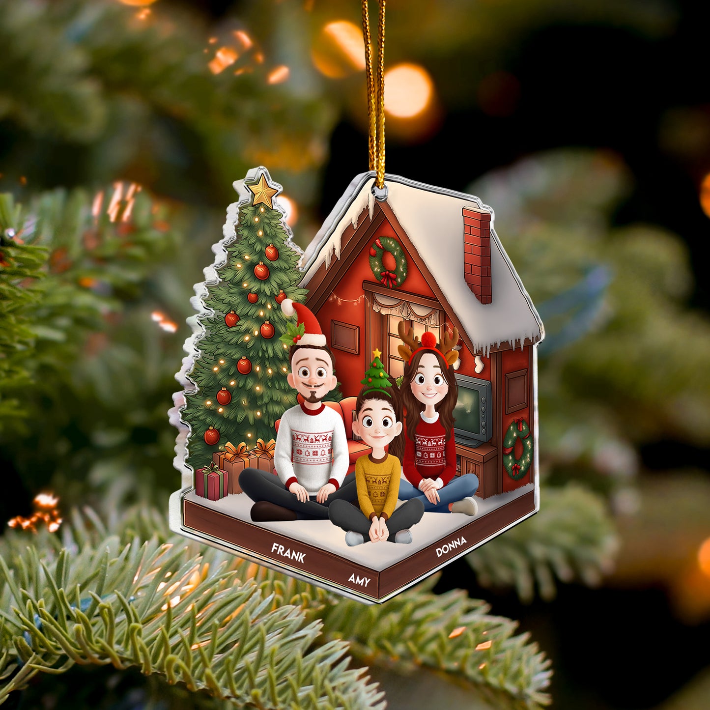Family 2025 - Personalized Acrylic Ornament
