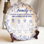 Family A Whole Lot Of Love - Personalized Ceramic Plate
