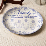 Family A Whole Lot Of Love - Personalized Ceramic Plate