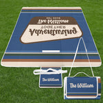 Family Adventuring Together - Personalized Picnic Blanket