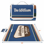 Family Adventuring Together - Personalized Picnic Blanket