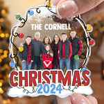 Family Christmas 2026 - Personalized Acrylic Photo Ornament