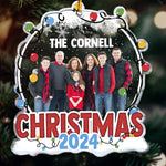 Family Christmas 2026 - Personalized Acrylic Photo Ornament