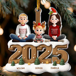 Family Christmas - New Version - Personalized Acrylic Ornament