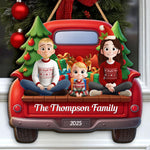 Family Christmas - Personalized Wood Sign