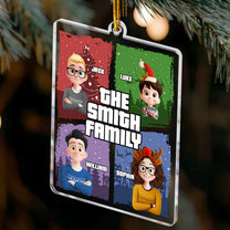 Family Christmas Theme - Personalized Acrylic Ornament