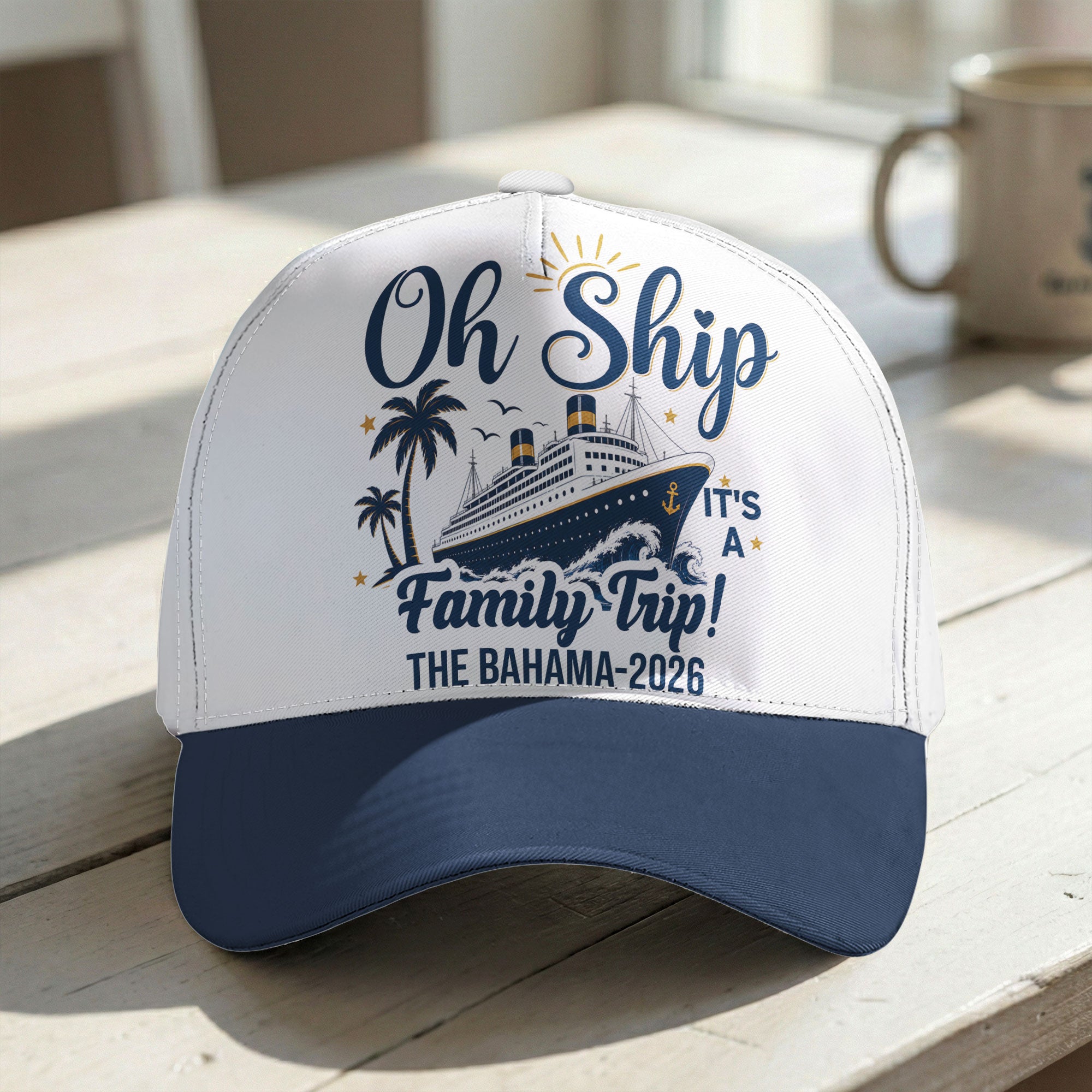Family Cruise - Friends, Family Vacation Caps, Travel Matching - Personalized Cap